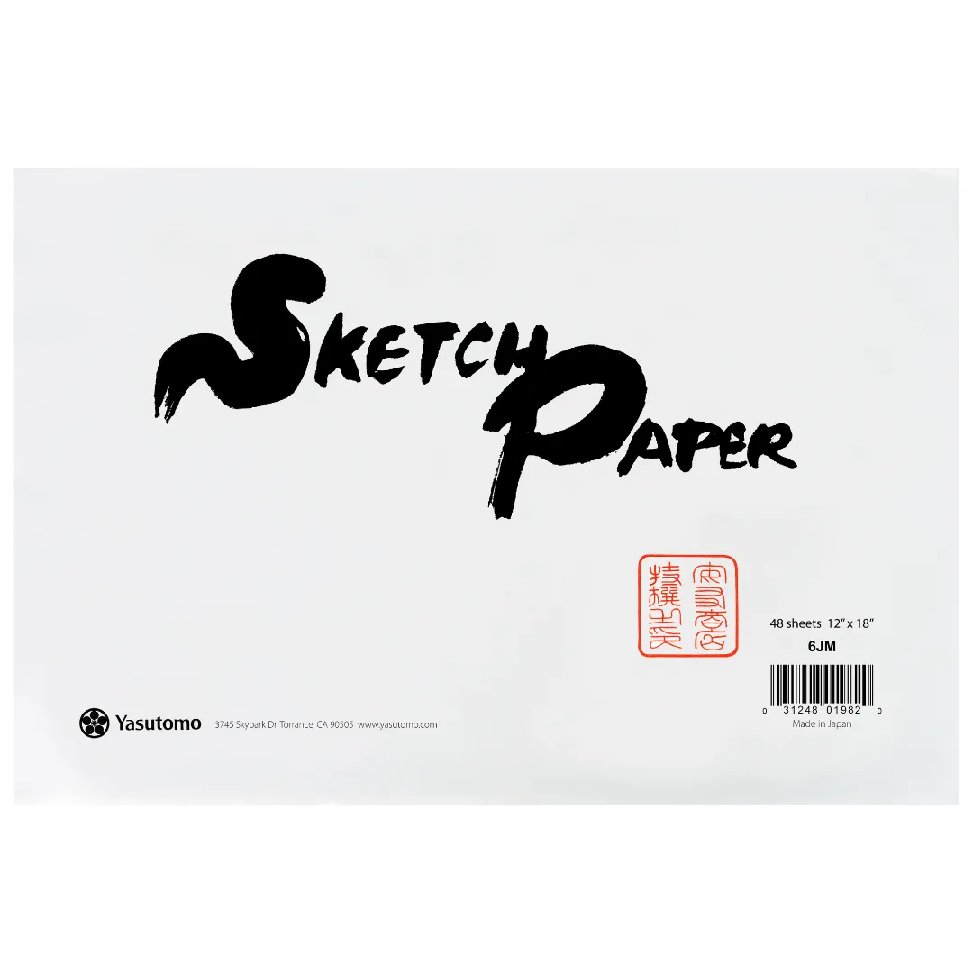 48 Sheet Pad of Washi Paper, 12 1/8” x 18 1/4” (6JM)