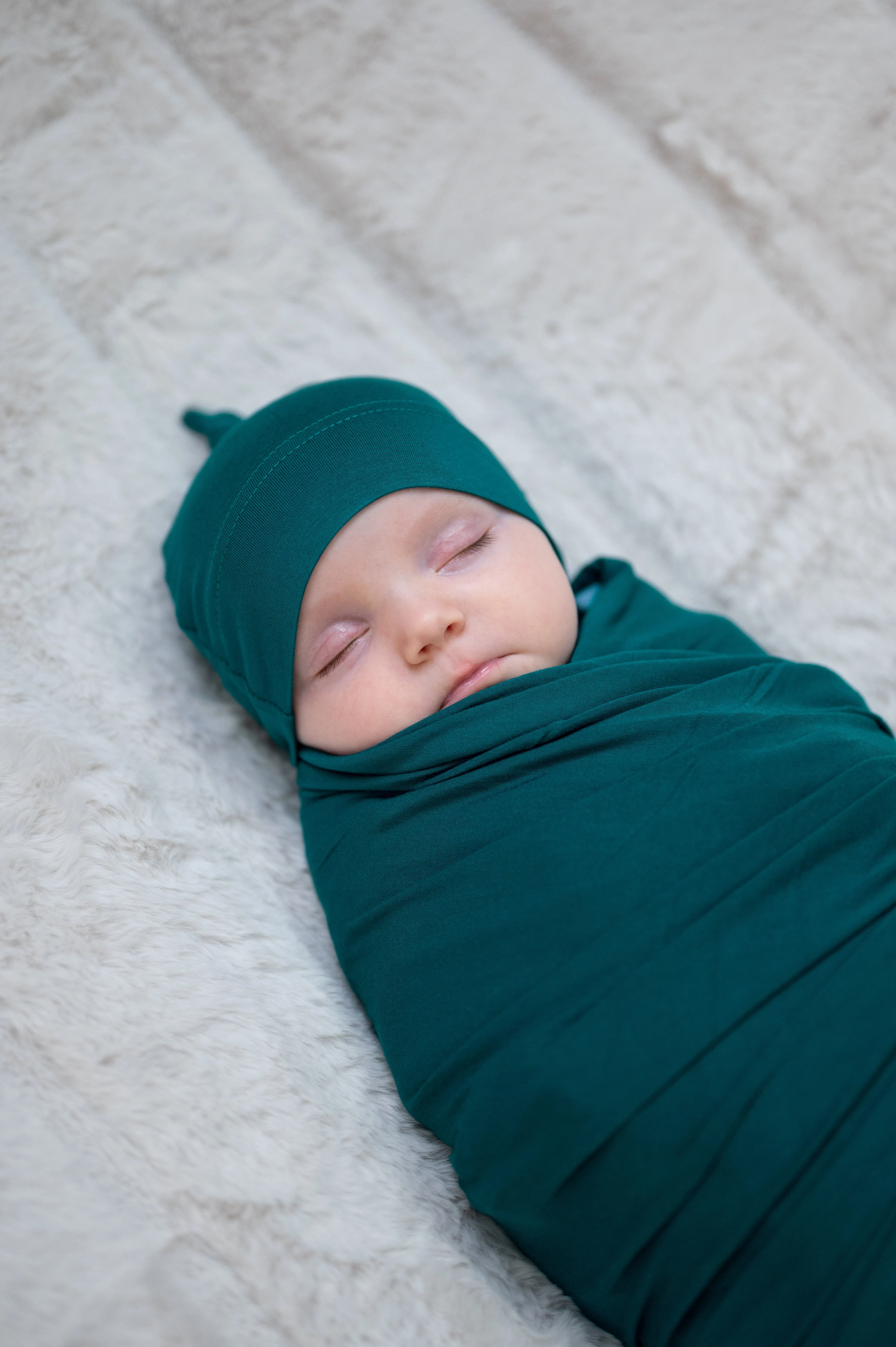 Baby Swaddle Set: Deep Teal