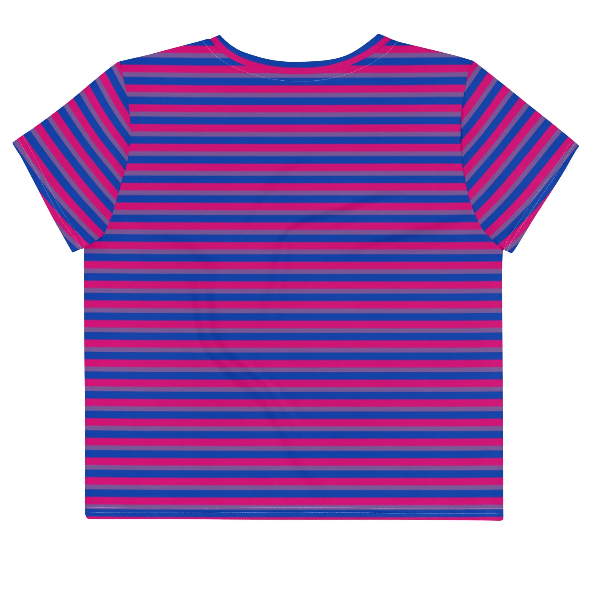 Bisexual Flag Crop Tee