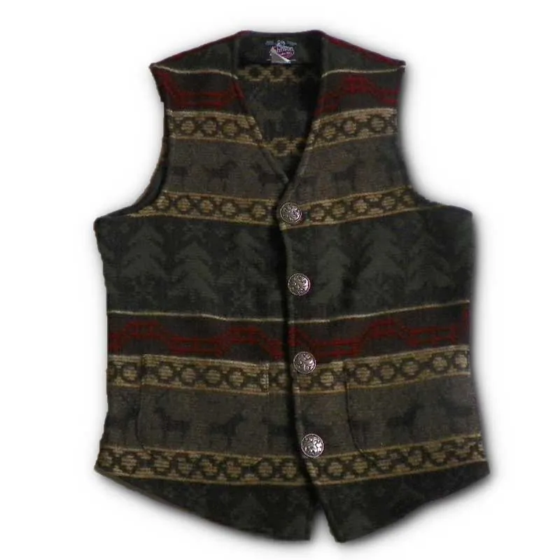 Buffalo Button Vest