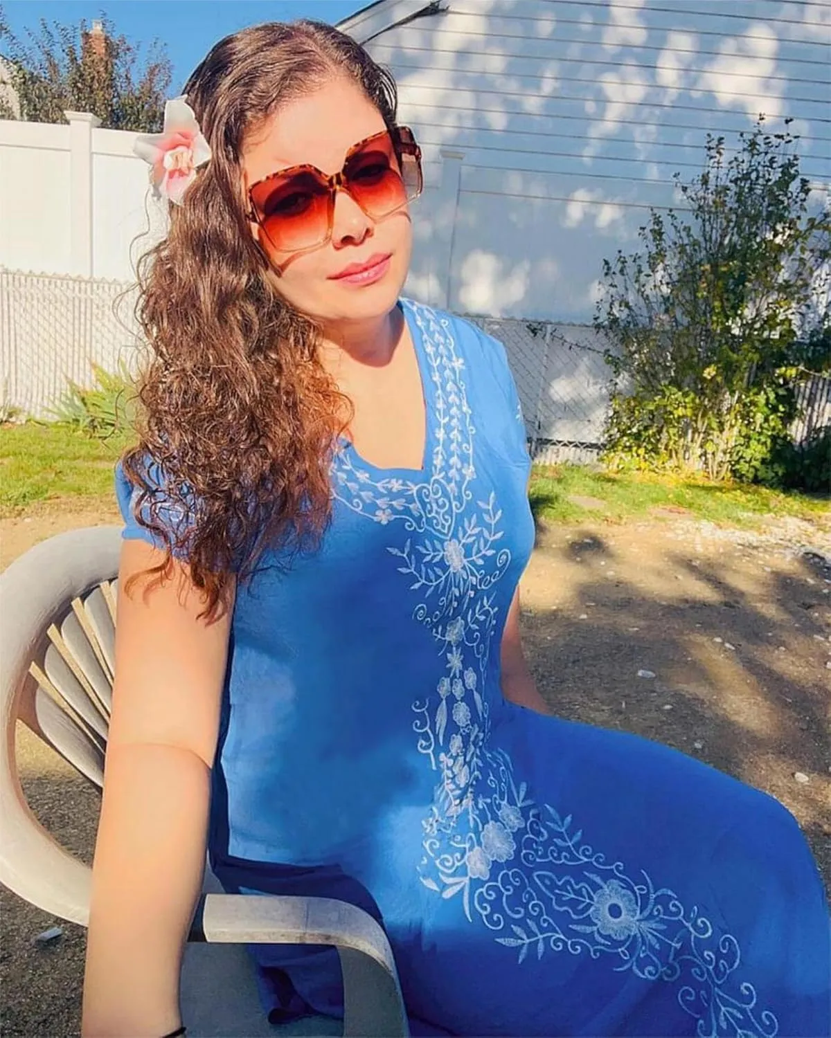 Busbseach Caftan Dresses for Women Embroidery Short Sleeve Beach Cover Up V Neck Maxi Kaftan Dress