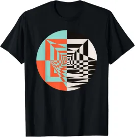 Circle Abstract Graphic Geometric Shapes T-Shirt