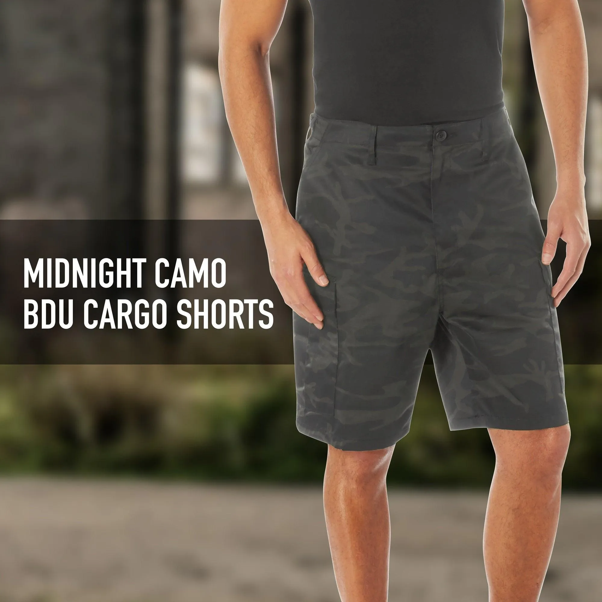 Colored Camo BDU Shorts