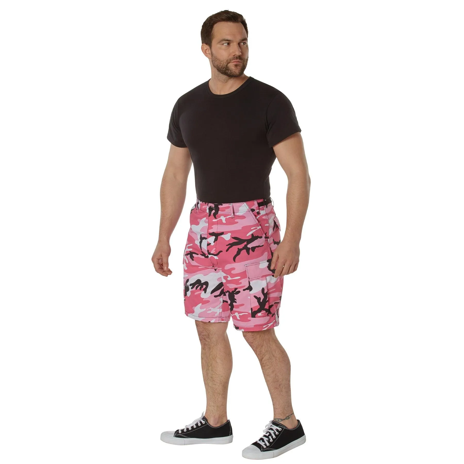 Colored Camo BDU Shorts