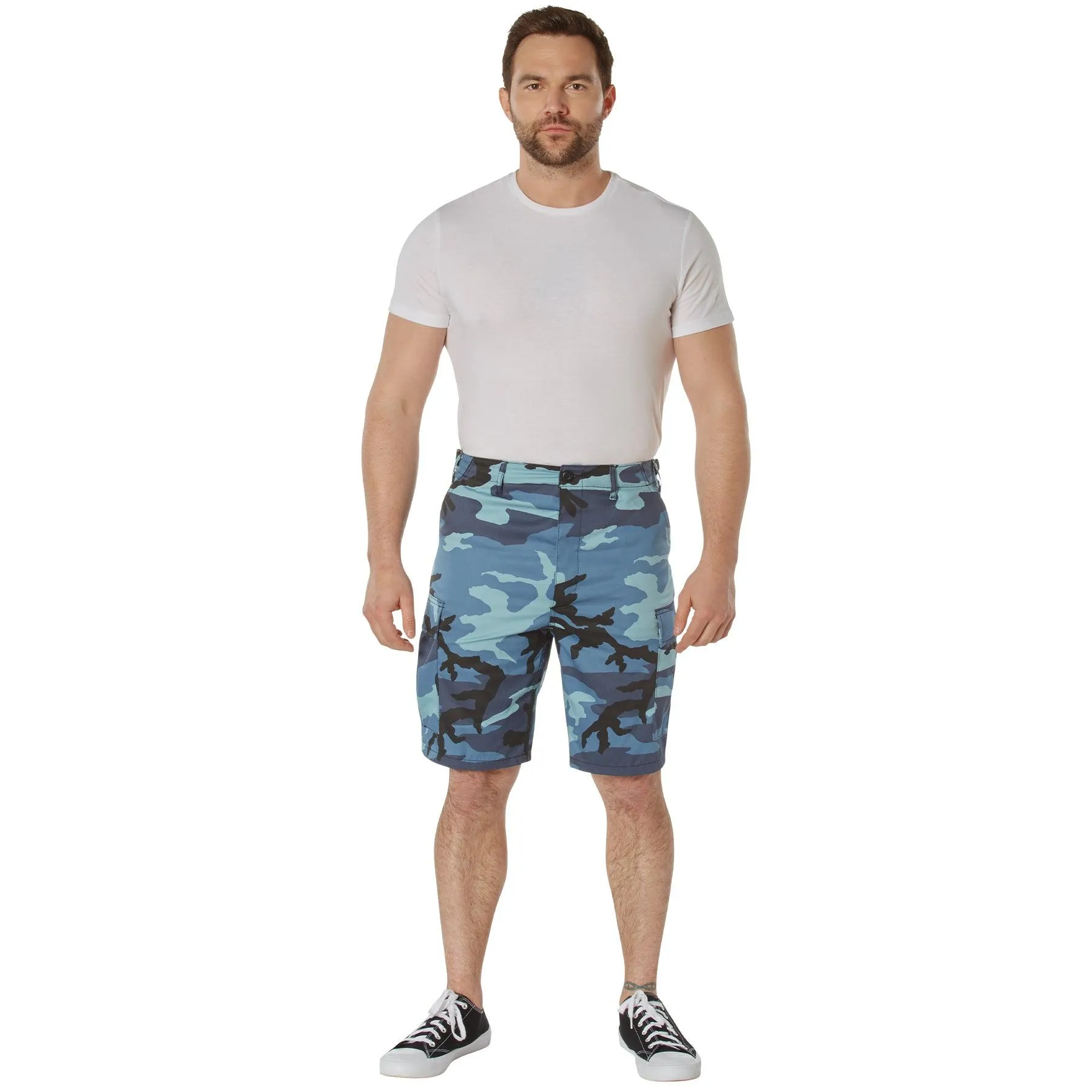Colored Camo BDU Shorts
