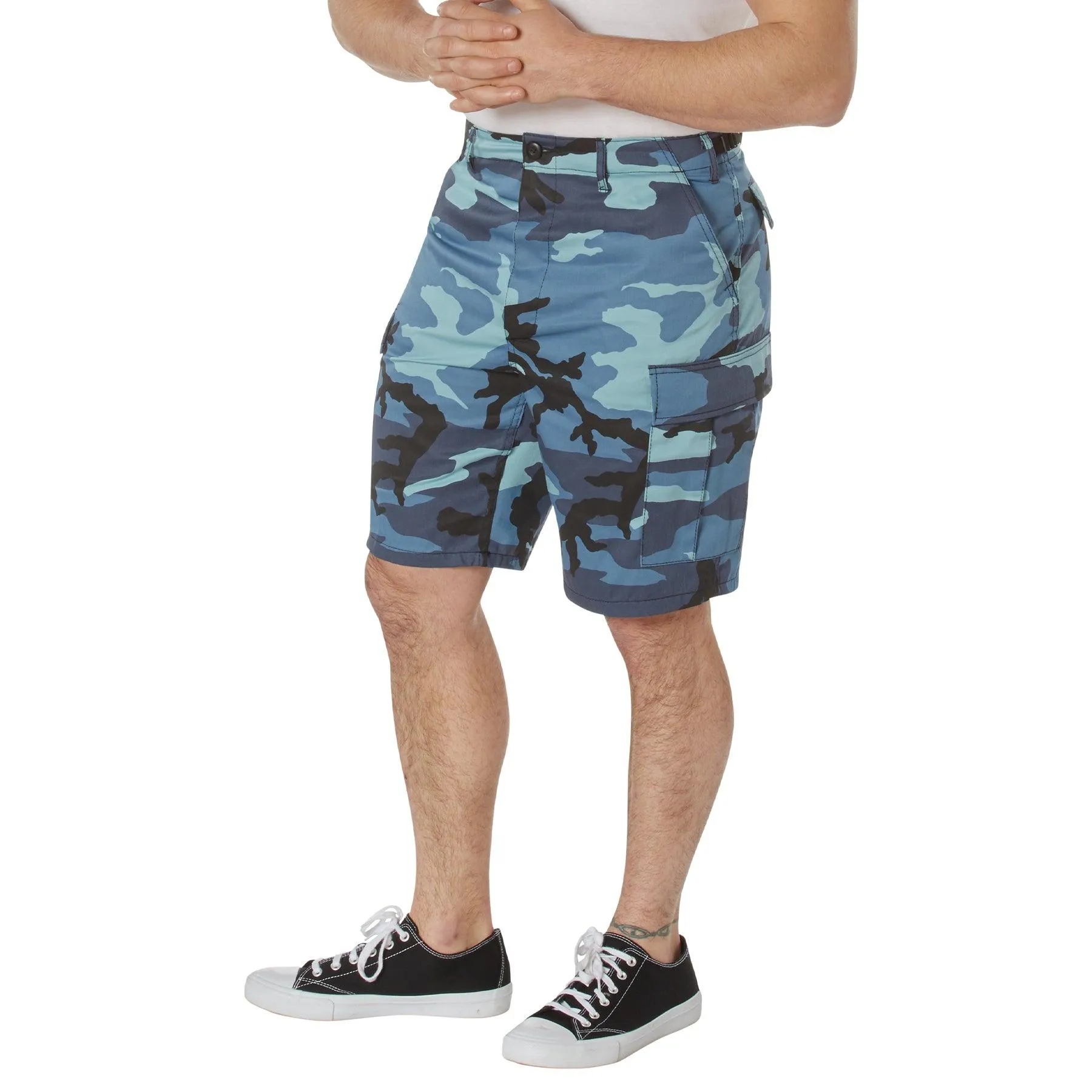 Colored Camo BDU Shorts