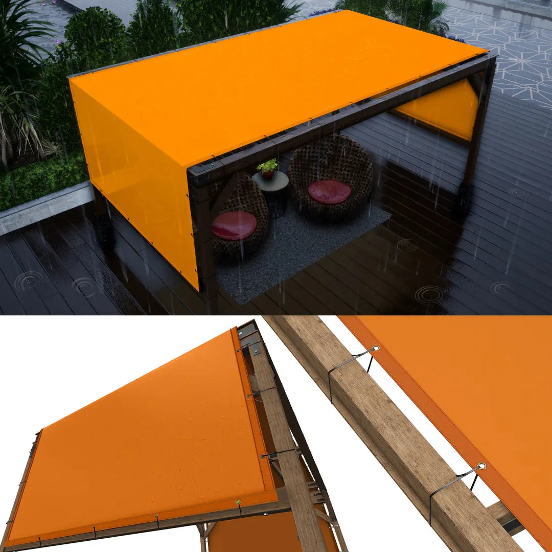 Custom Waterproof Pergola Canopy without Stainless Steel Weighted Rods