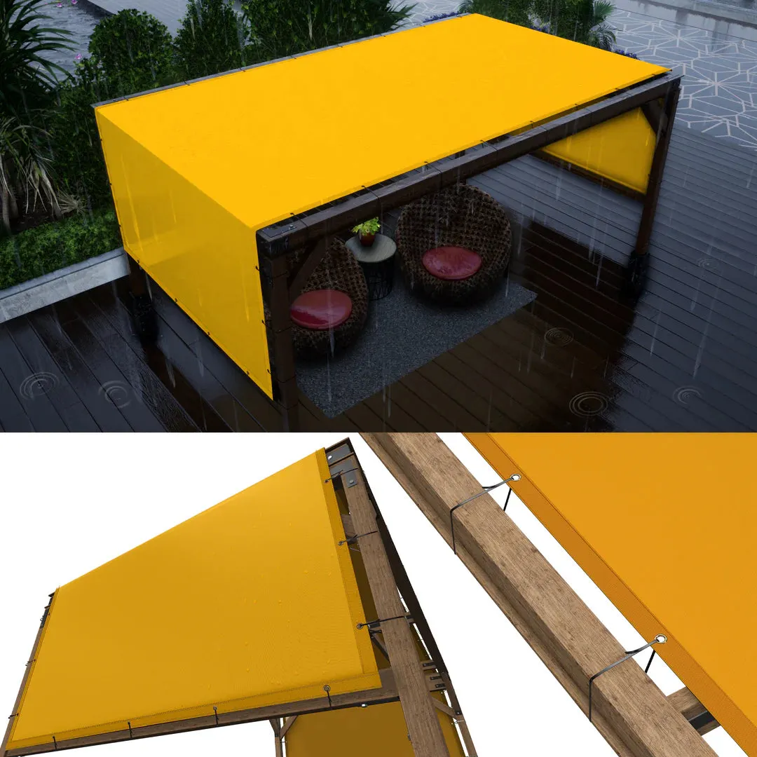 Custom Waterproof Pergola Canopy without Stainless Steel Weighted Rods