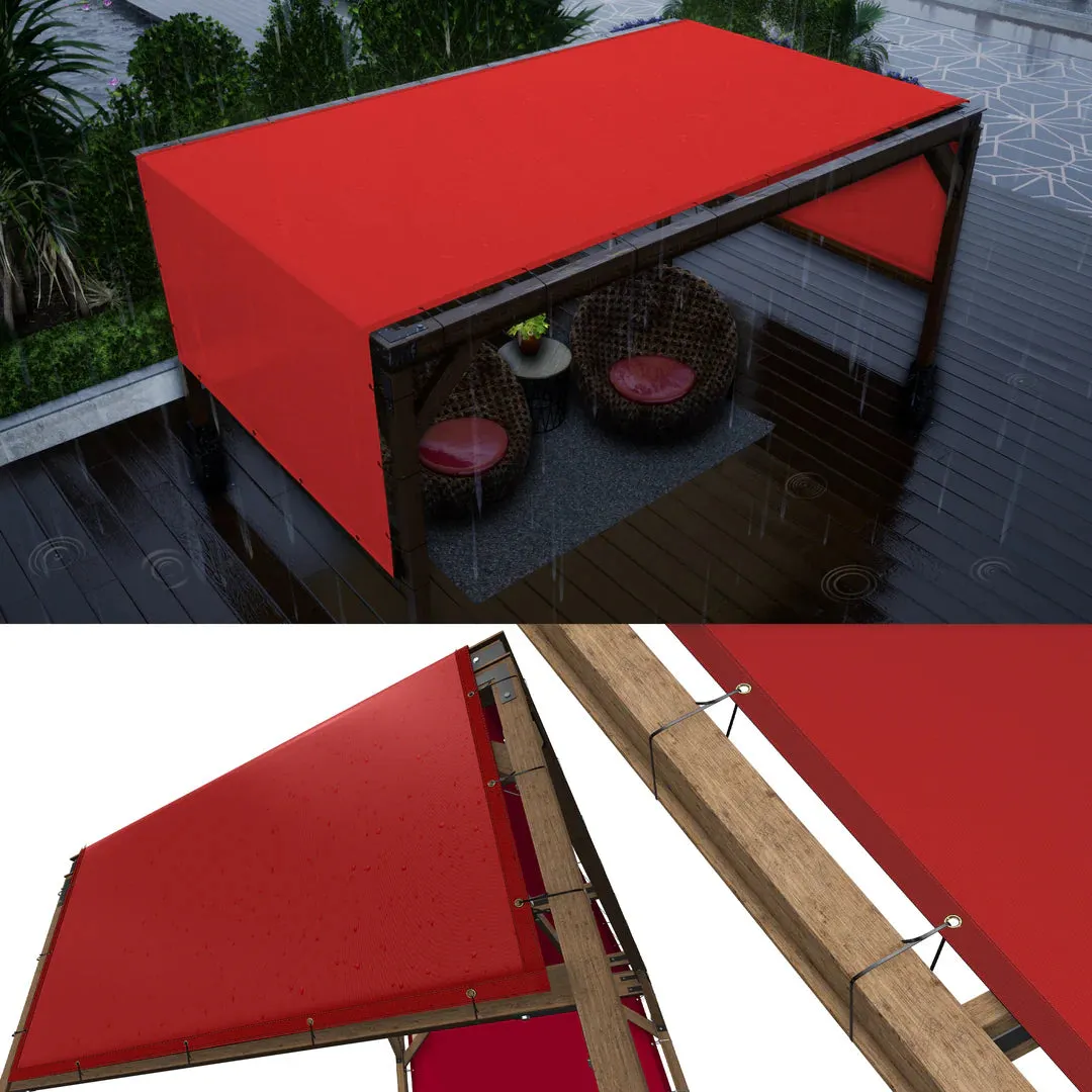Custom Waterproof Pergola Canopy without Stainless Steel Weighted Rods