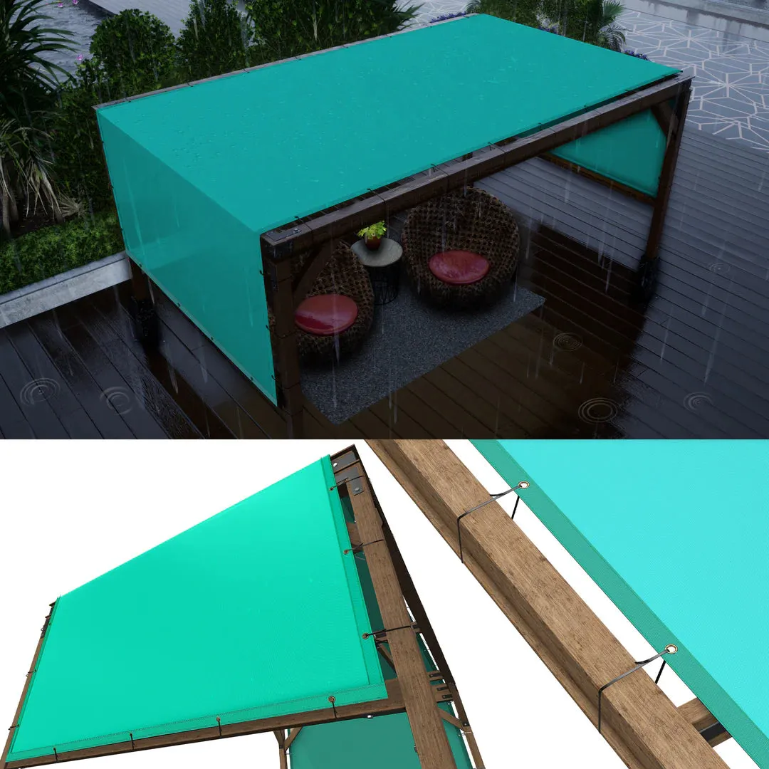Custom Waterproof Pergola Canopy without Stainless Steel Weighted Rods