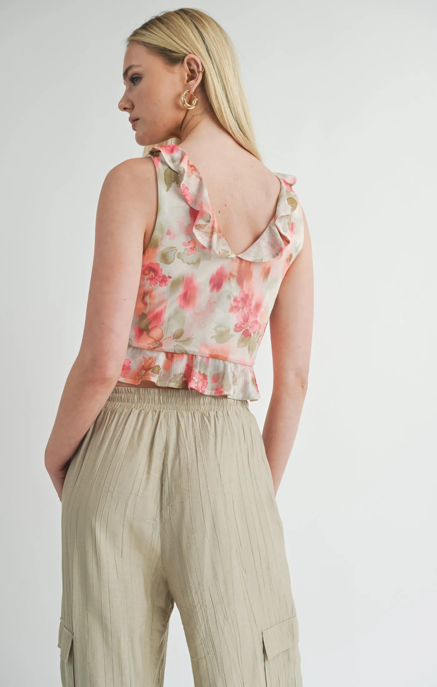 Divine Feminine Ruffled Tank