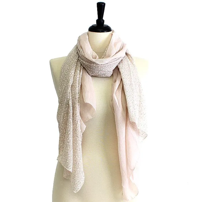 FA-1464 Gypsophila Print  Scarf