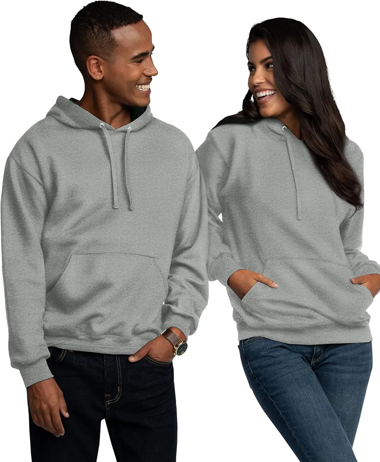 Fruit of the Loom Men's Eversoft Fleece Hoodies, Moisture Wicking & Breathable, Pullover Hooded Sweatshirt