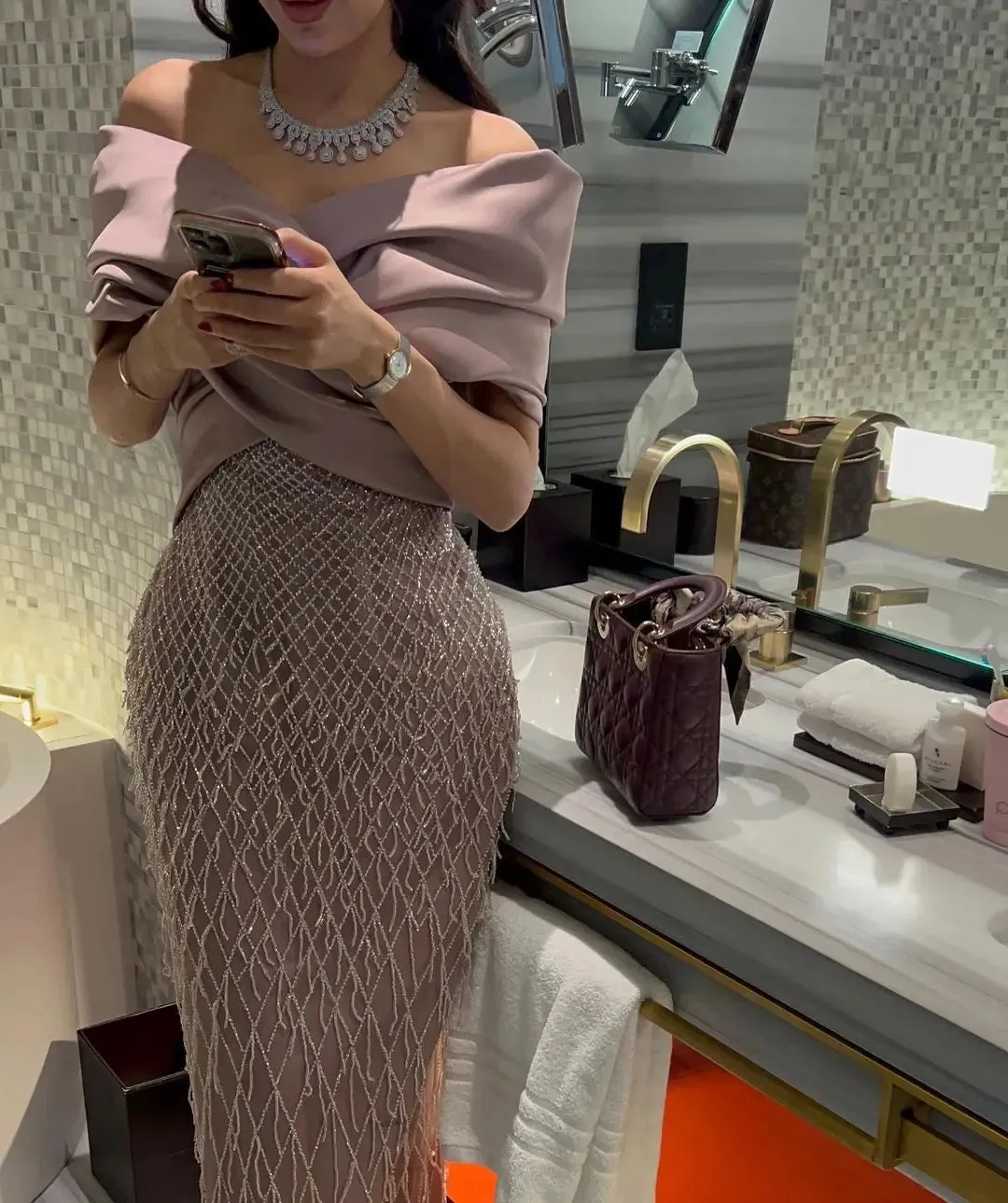 Girlary CustomizedProm  Dress V Neckline Evening Gowns Off The Shoulder Occasion Formal Luxury Sheath Beads Robes De Bal Vestidos