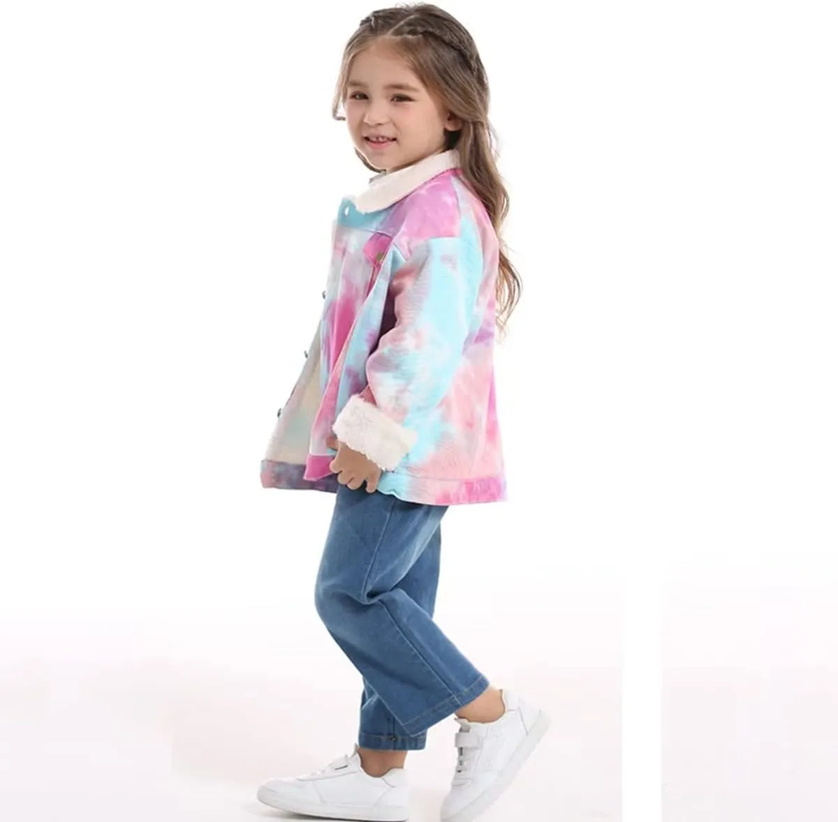 Girls' Denim Jacket Outerwear, 12 Months-12 Years
