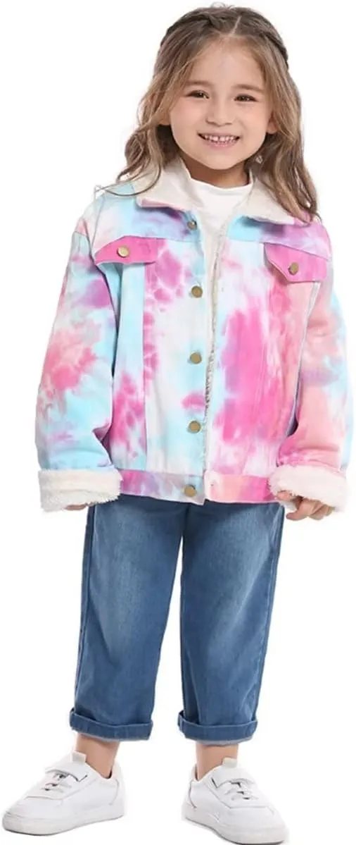Girls' Denim Jacket Outerwear, 12 Months-12 Years