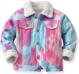 Girls' Denim Jacket Outerwear, 12 Months-12 Years