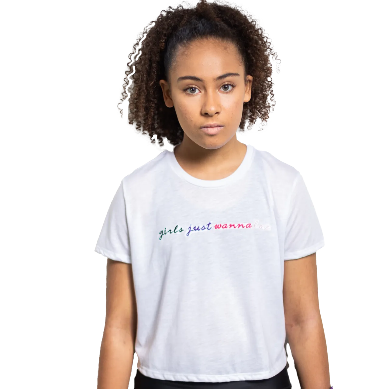 Girls Just Wanna Box Signature Crop Tee Series