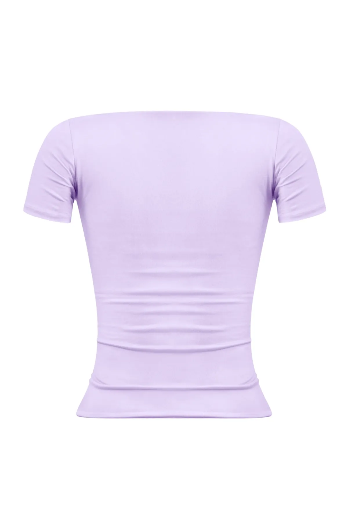 Kyra Short Sleeve Top (Lavender Purple)
