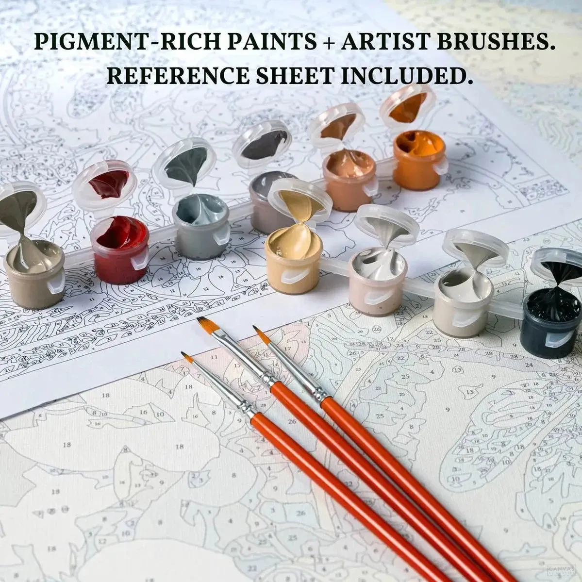 Le Bras de Jeufosse, Automne - Paint by Numbers