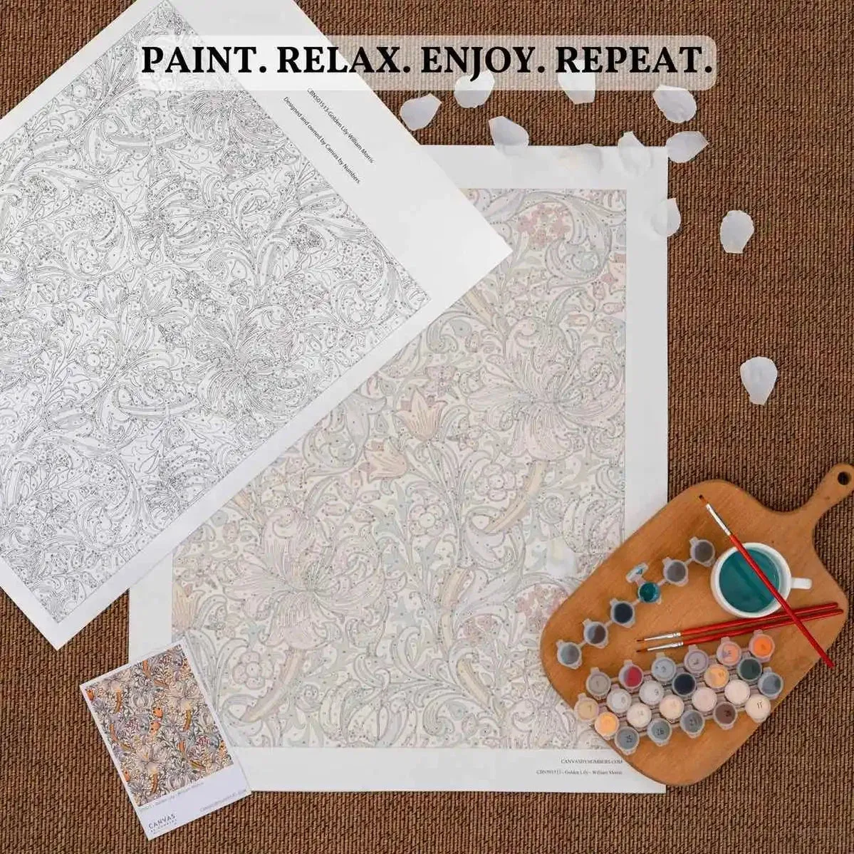 Le Bras de Jeufosse, Automne - Paint by Numbers
