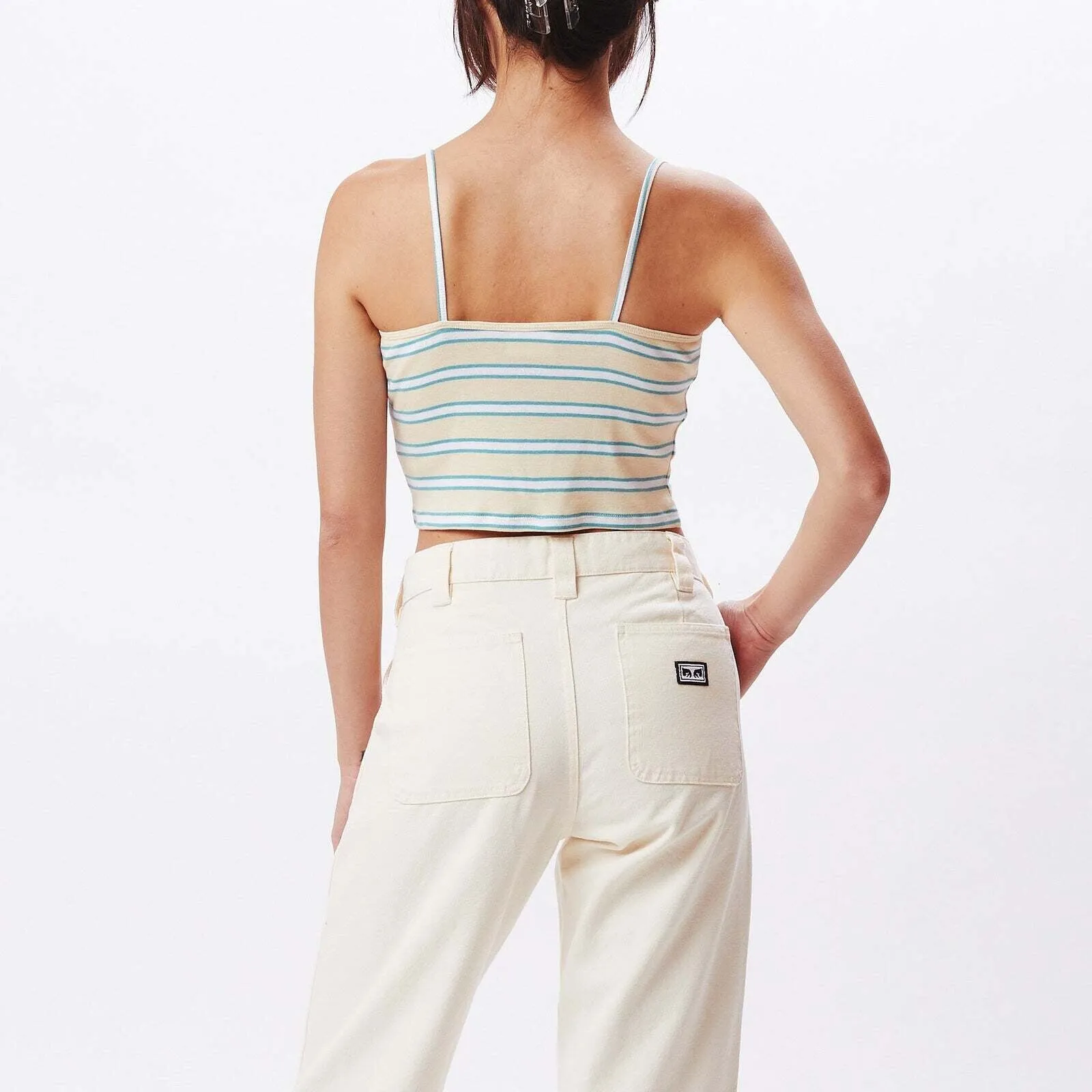 Obey Ollie Stripe Tank - Shortbread Multi