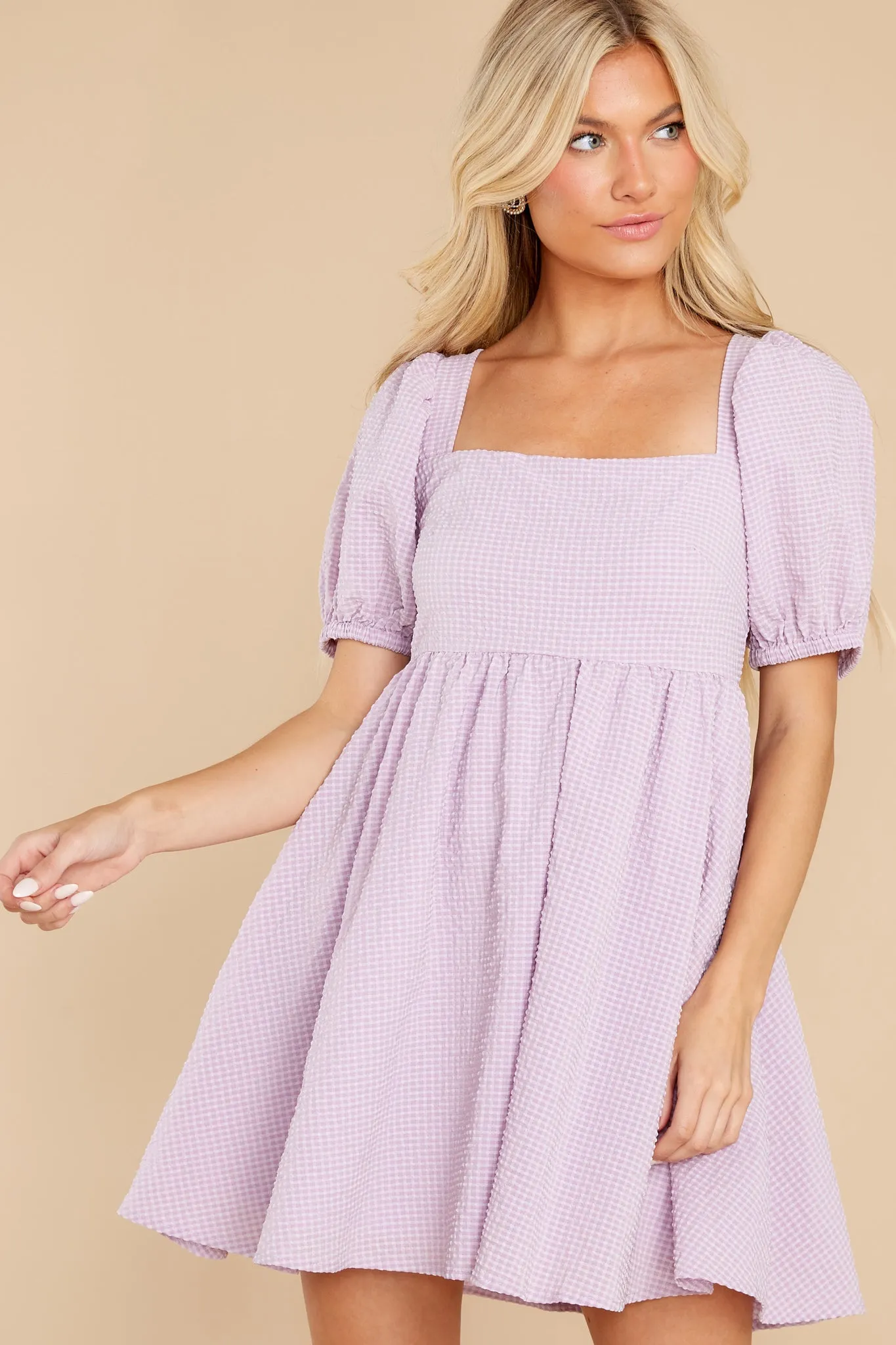 One Kiss Away Lavender Dress