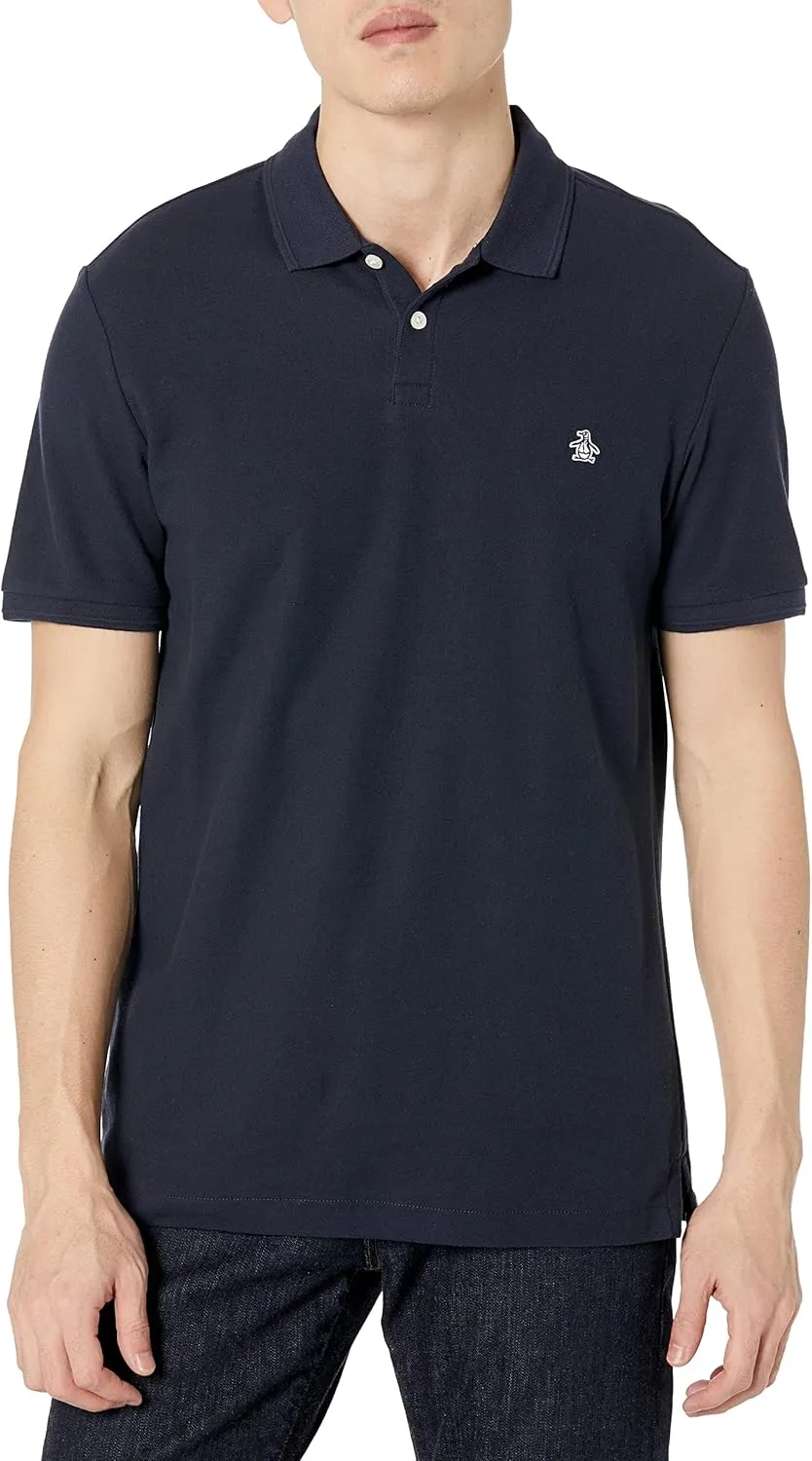 Original Penguin Men's Sticker Daddy Short Sleeve Polo Shirt