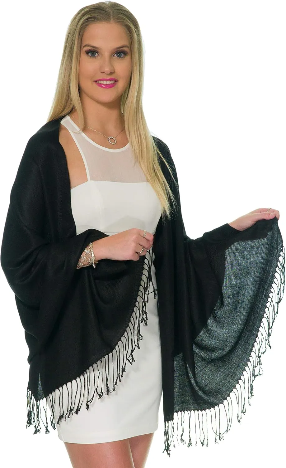 Pashmina Shawls and Wraps for Evening Dresses, Large Soft Pashminas Wedding Shawl