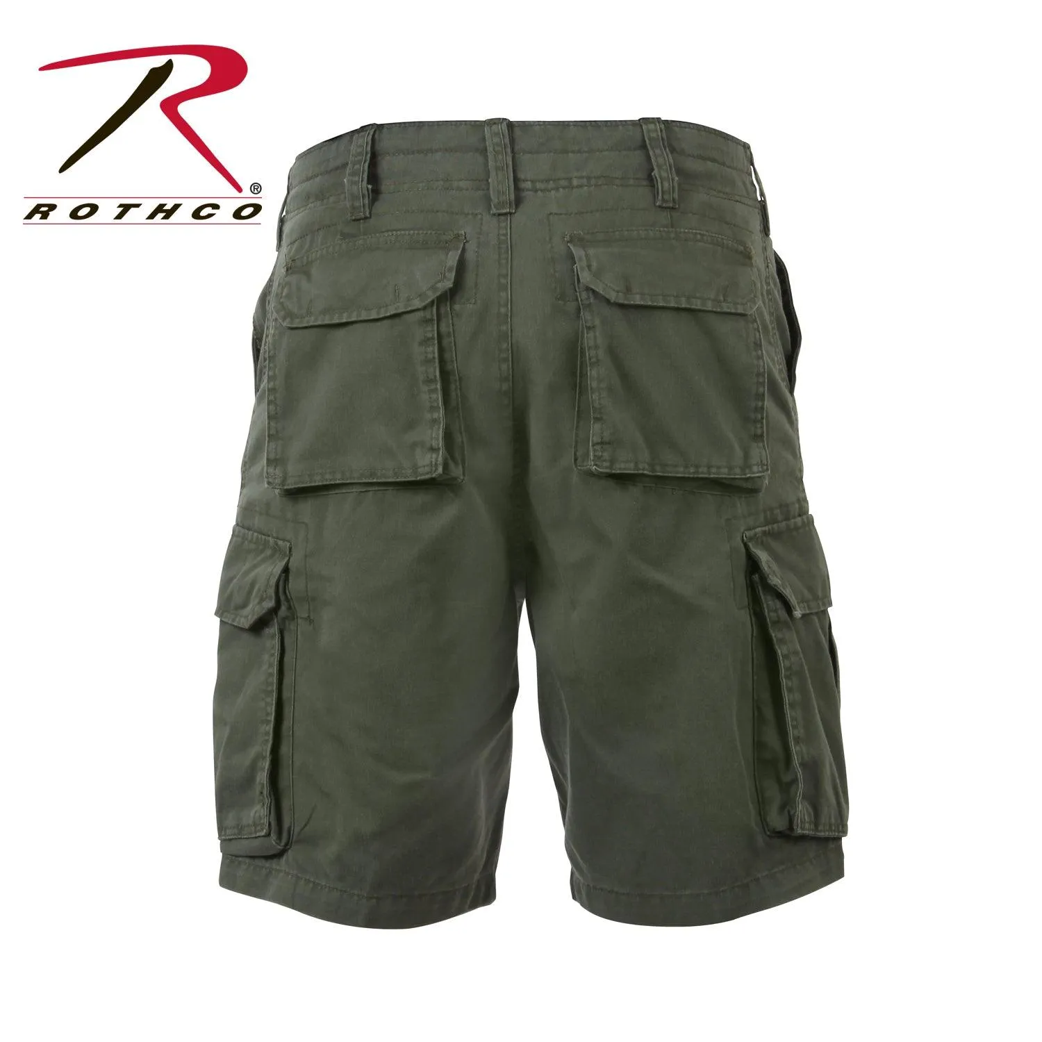 Rothco Vintage Solid Paratrooper Cargo Shorts
