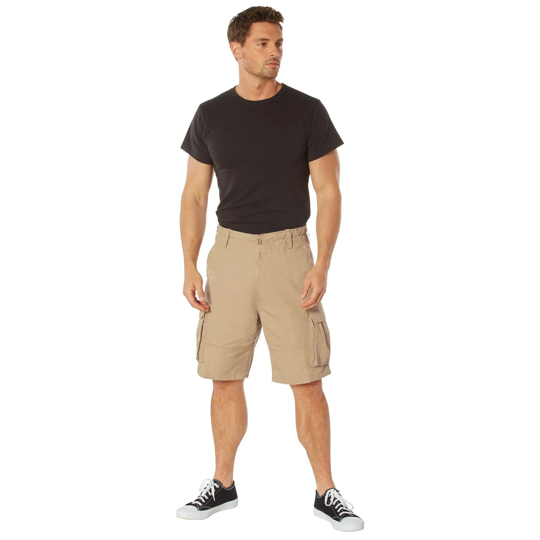 Rothco Vintage Solid Paratrooper Cargo Shorts
