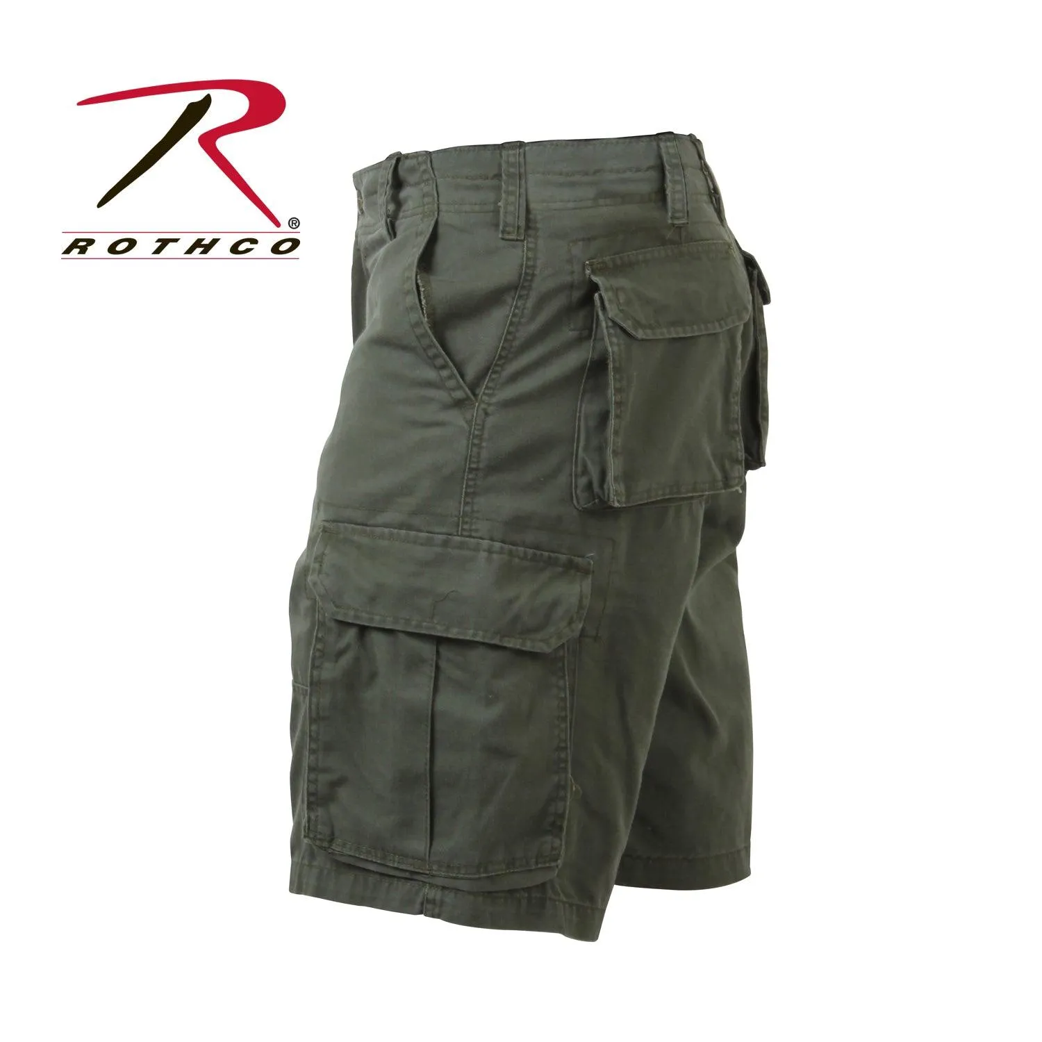 Rothco Vintage Solid Paratrooper Cargo Shorts