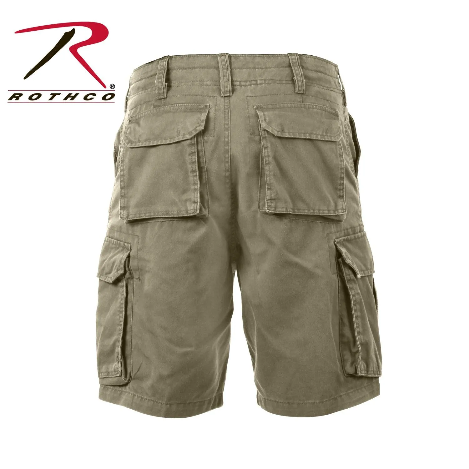Rothco Vintage Solid Paratrooper Cargo Shorts