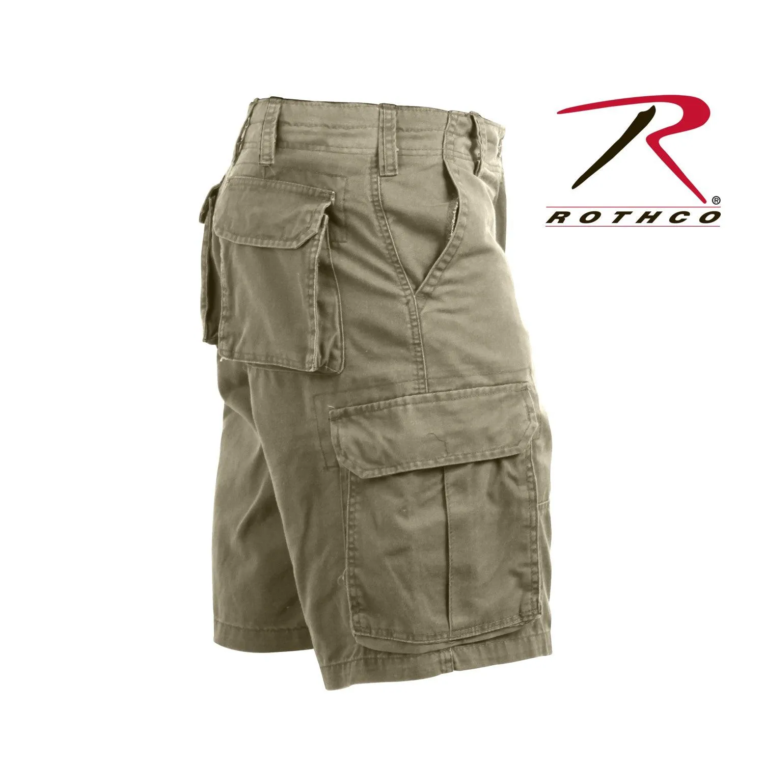 Rothco Vintage Solid Paratrooper Cargo Shorts