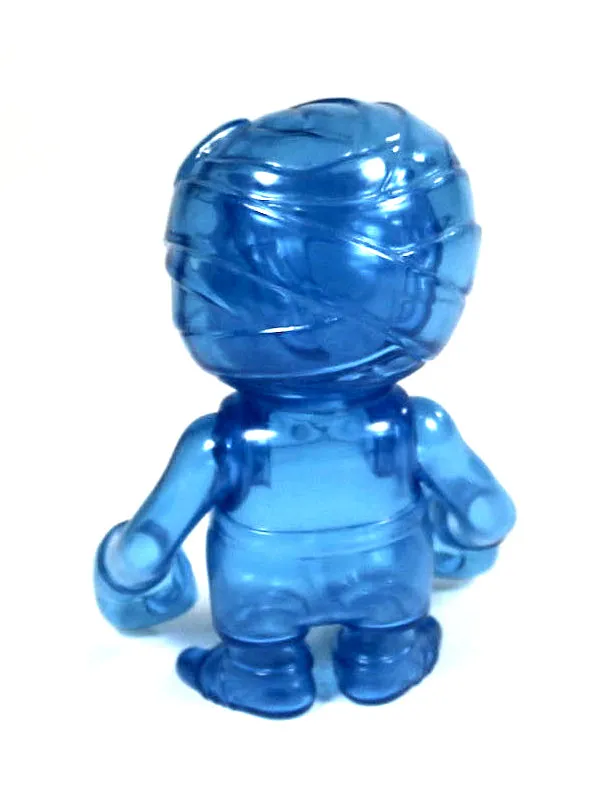 Secret Base Damage Brain Rainy Day Clear Blue Mummy Sofubi Figure Designer Toy