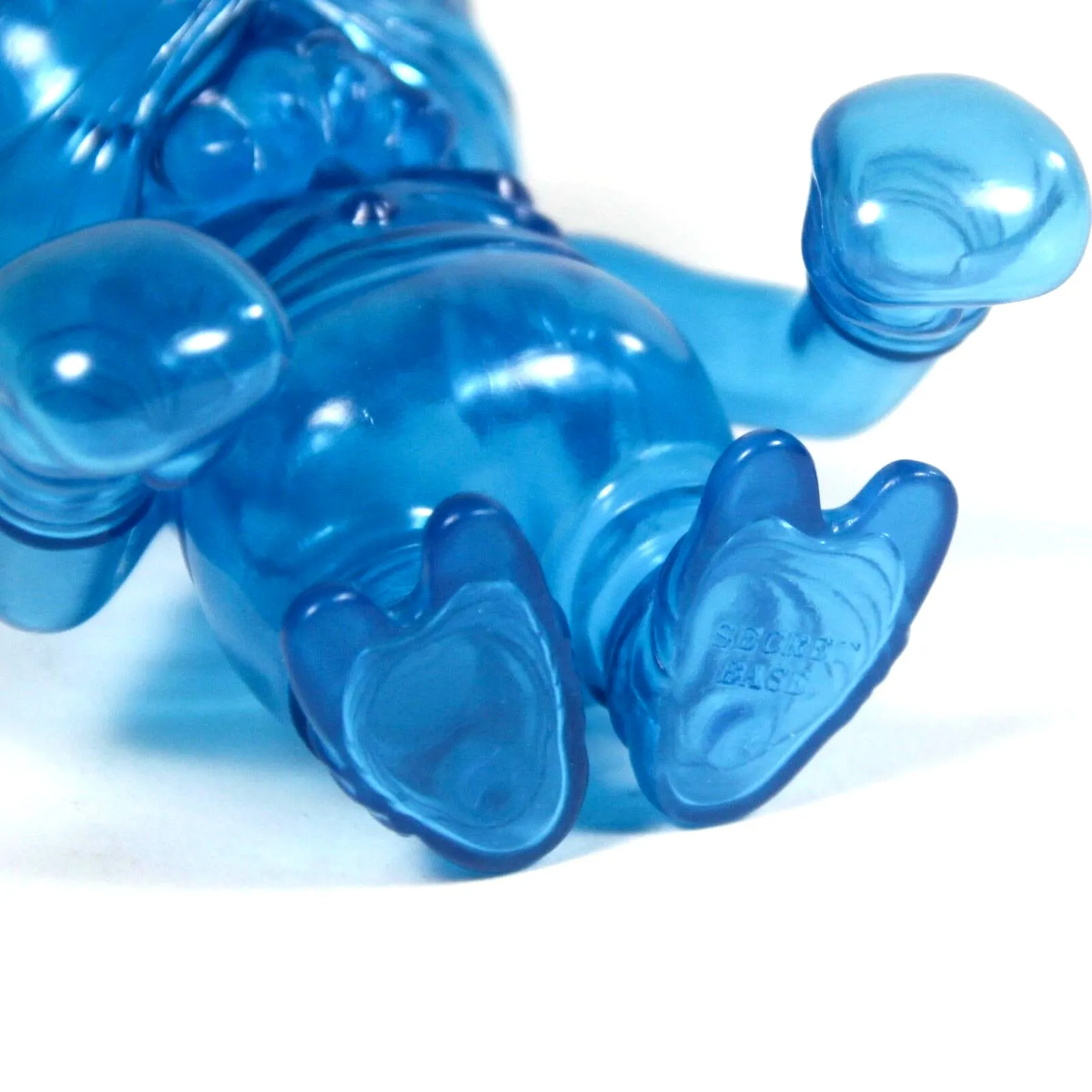 Secret Base Damage Brain Rainy Day Clear Blue Mummy Sofubi Figure Designer Toy