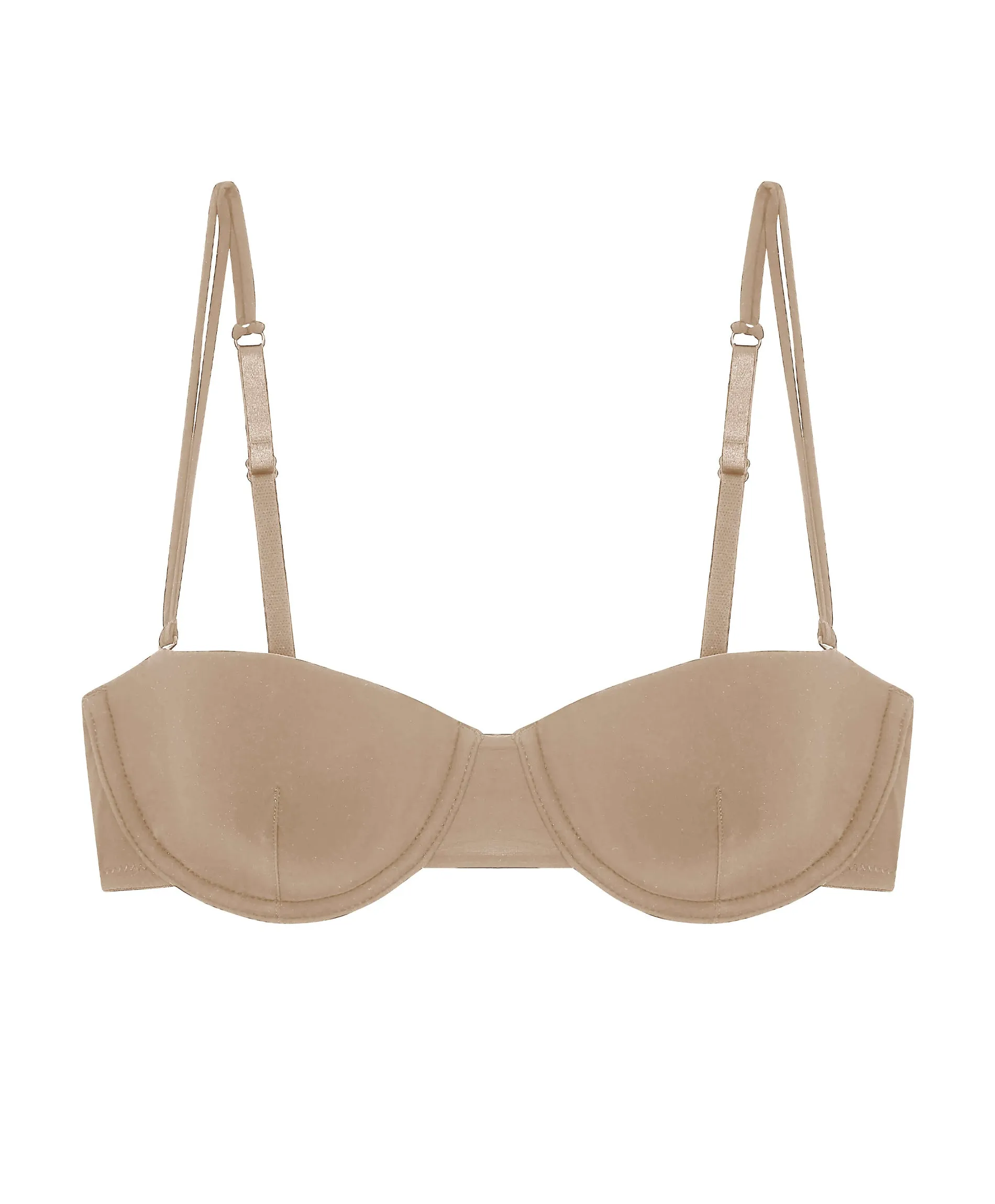 sheer tactel balconette bra