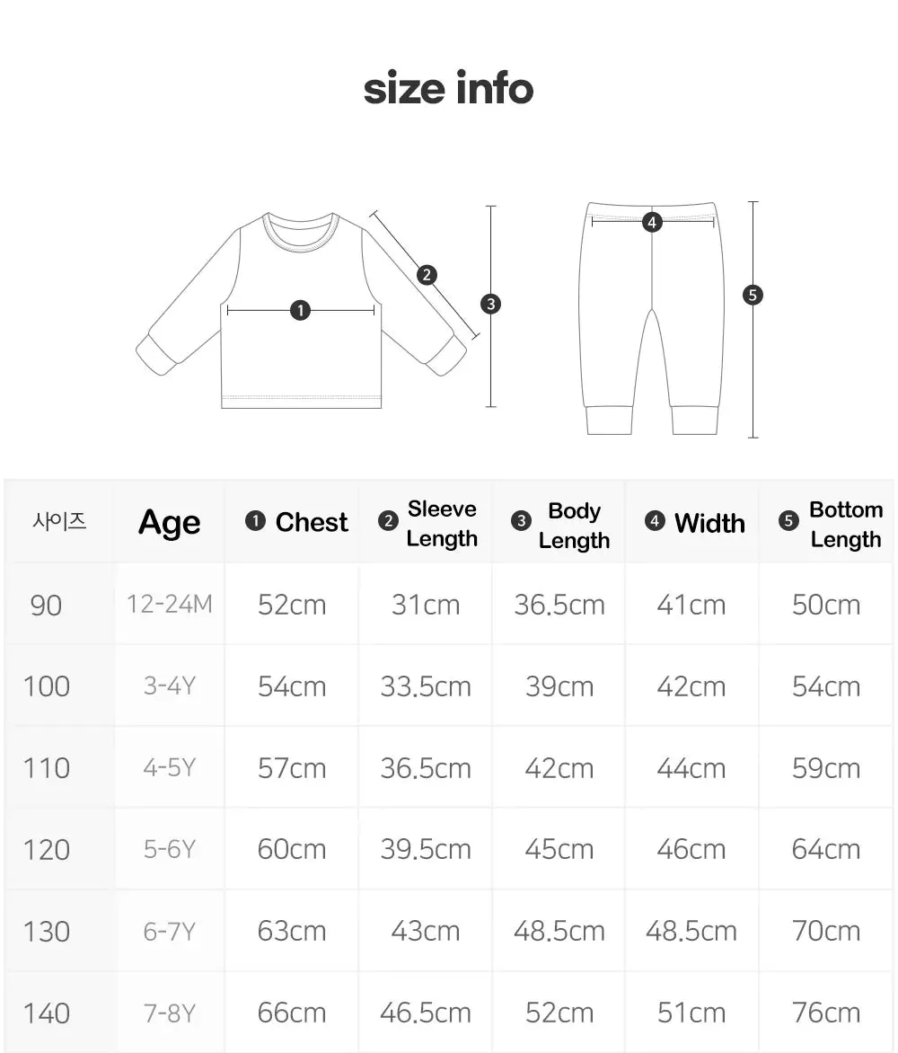 Single Spandex Fabric Pajamas set-Carrot