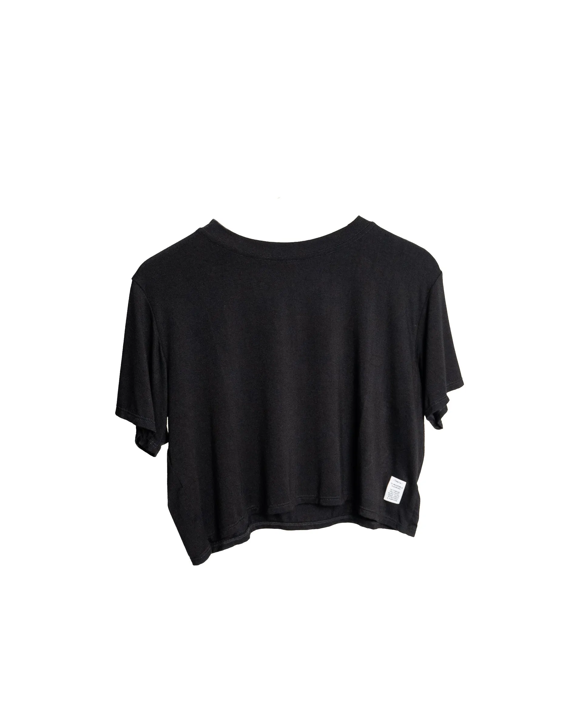 Thrive Crop Tee - Black