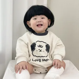 UBMOM Baby Bodysuits Pongpong Ivory