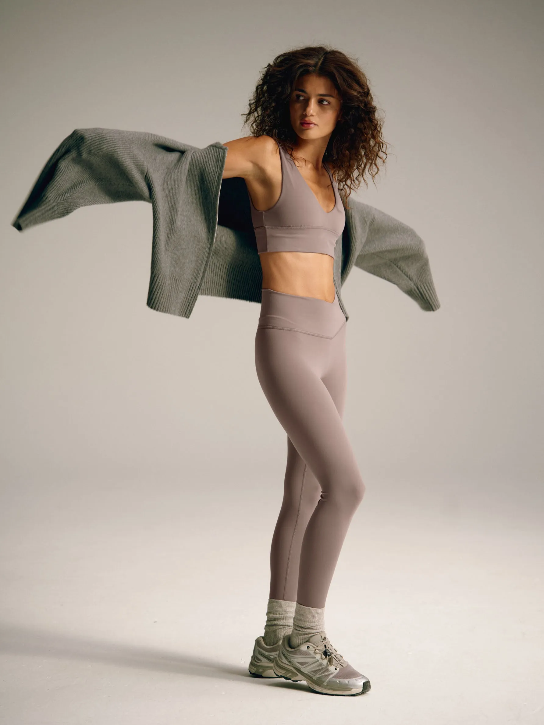 Ultimate Triangle Bra - Pebble Brown