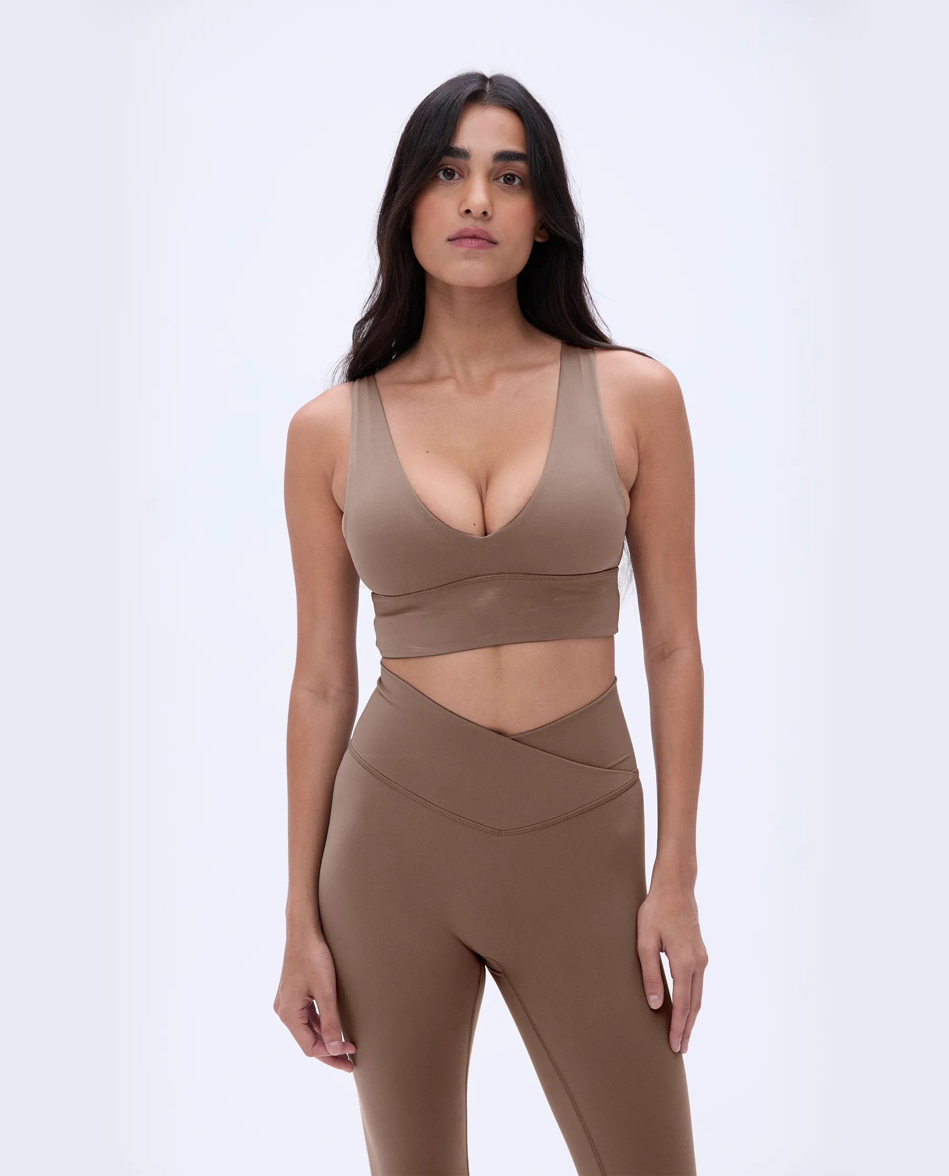 Ultimate Triangle Bra - Pebble Brown