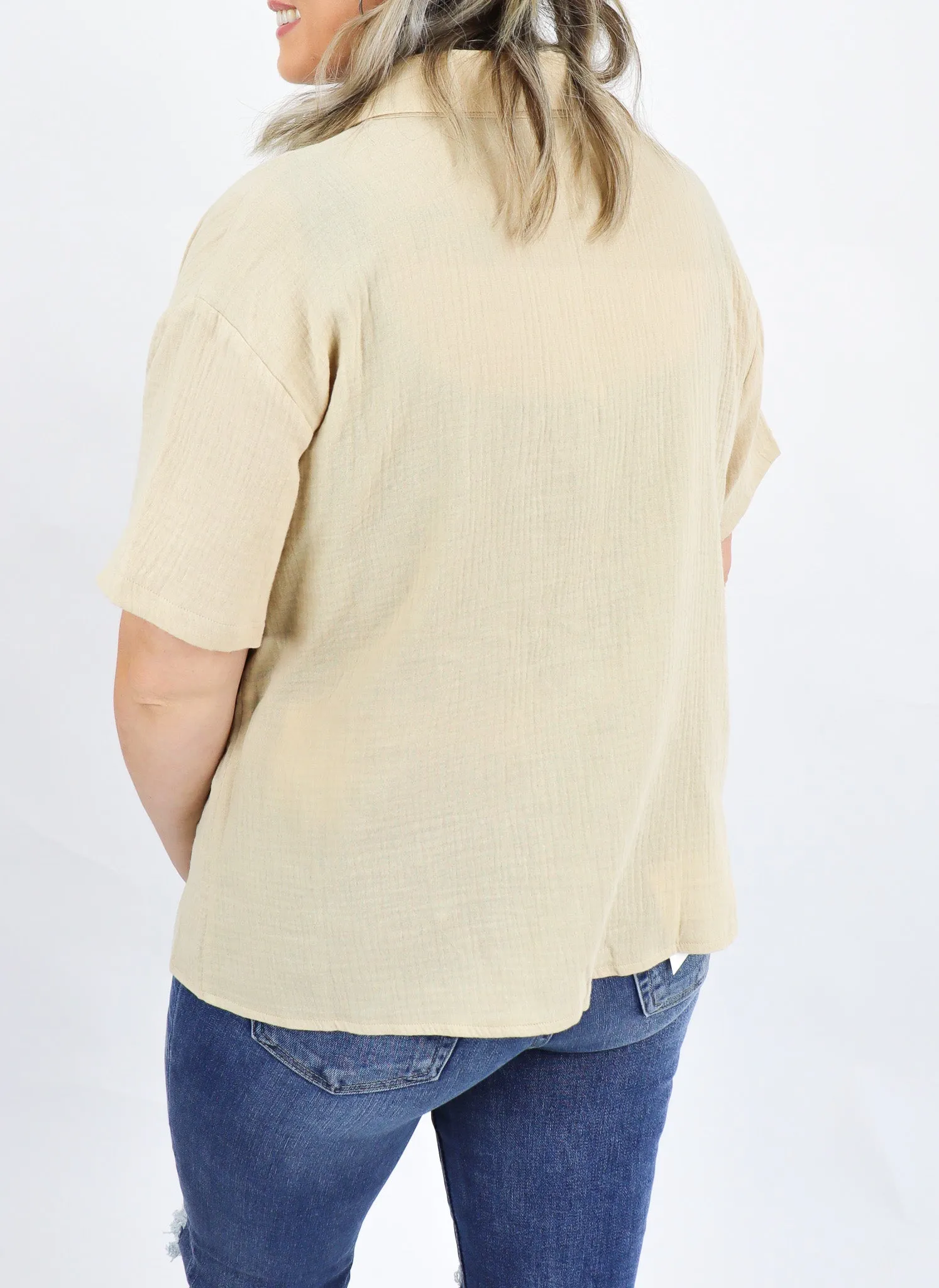 Vacay Linen Top