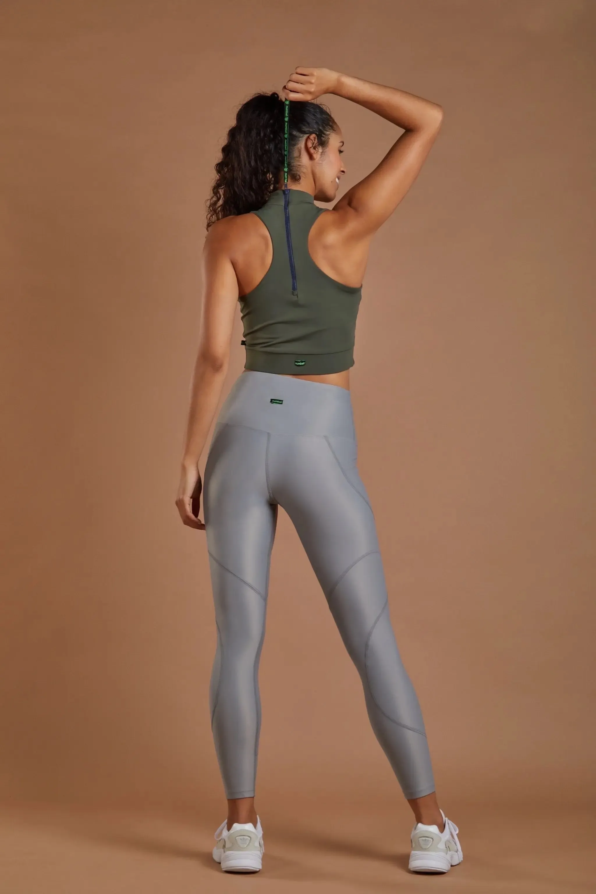 Women's Vital Crop Tank - Olive