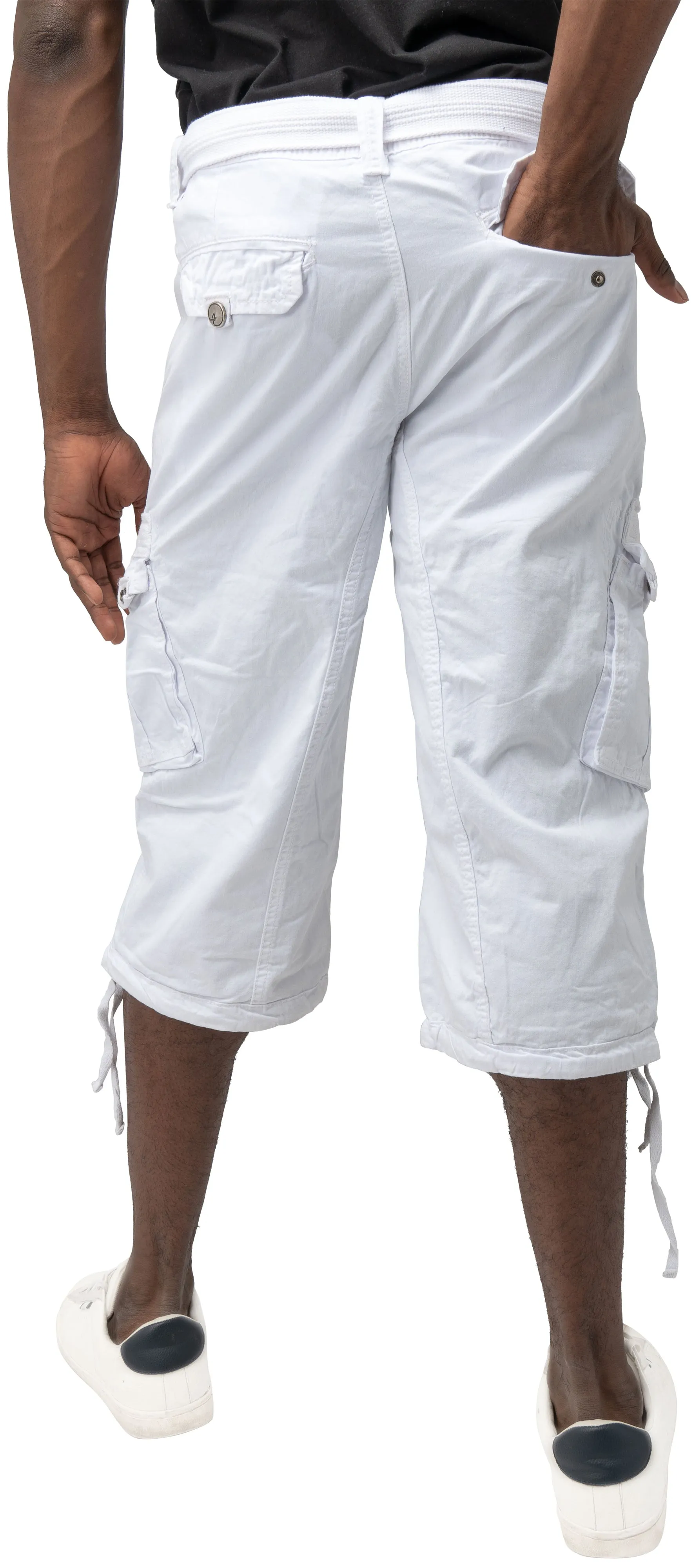 X RAY Men's 18" Long Cotton Cargo Shorts