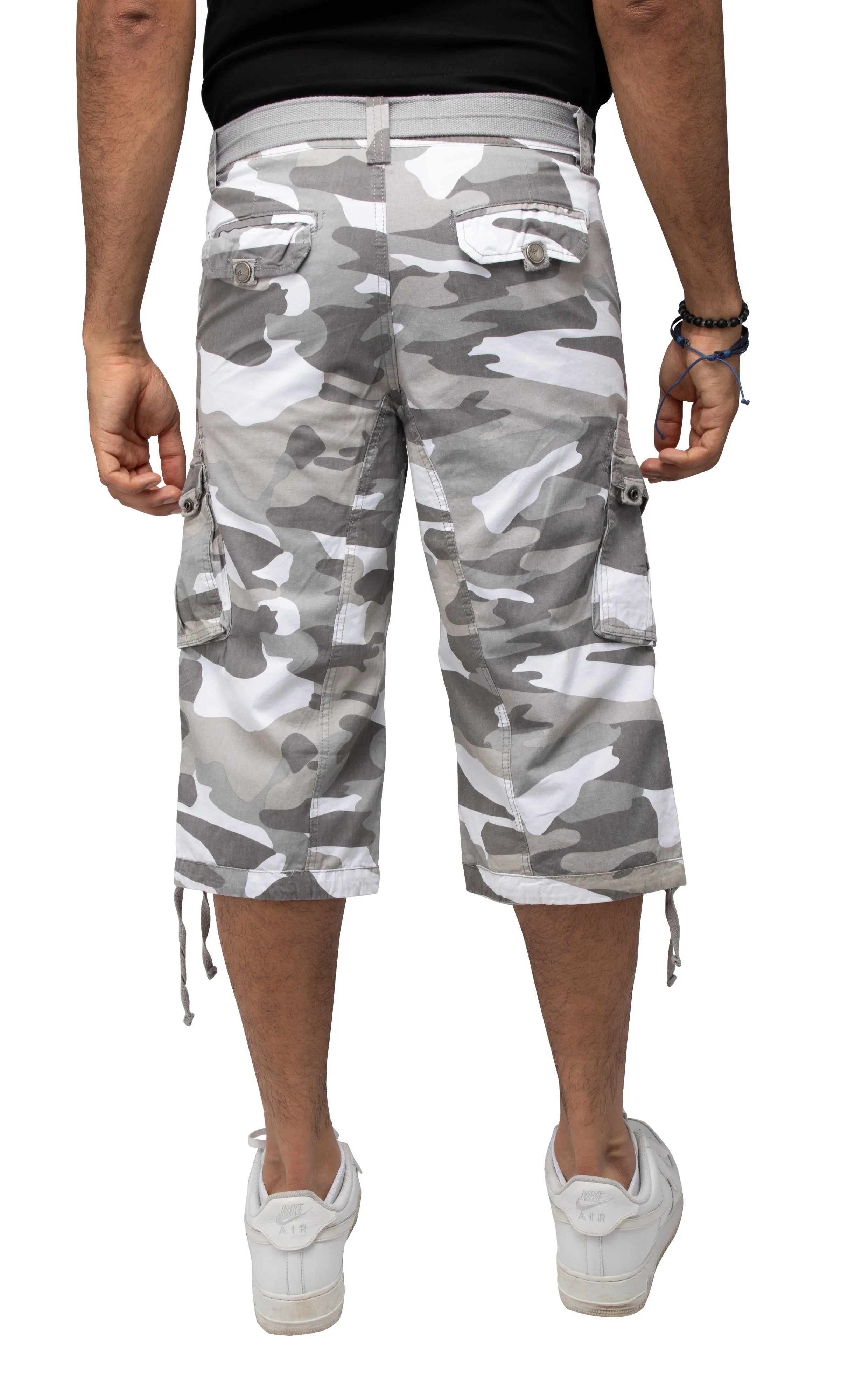 X RAY Men's 18" Long Cotton Cargo Shorts
