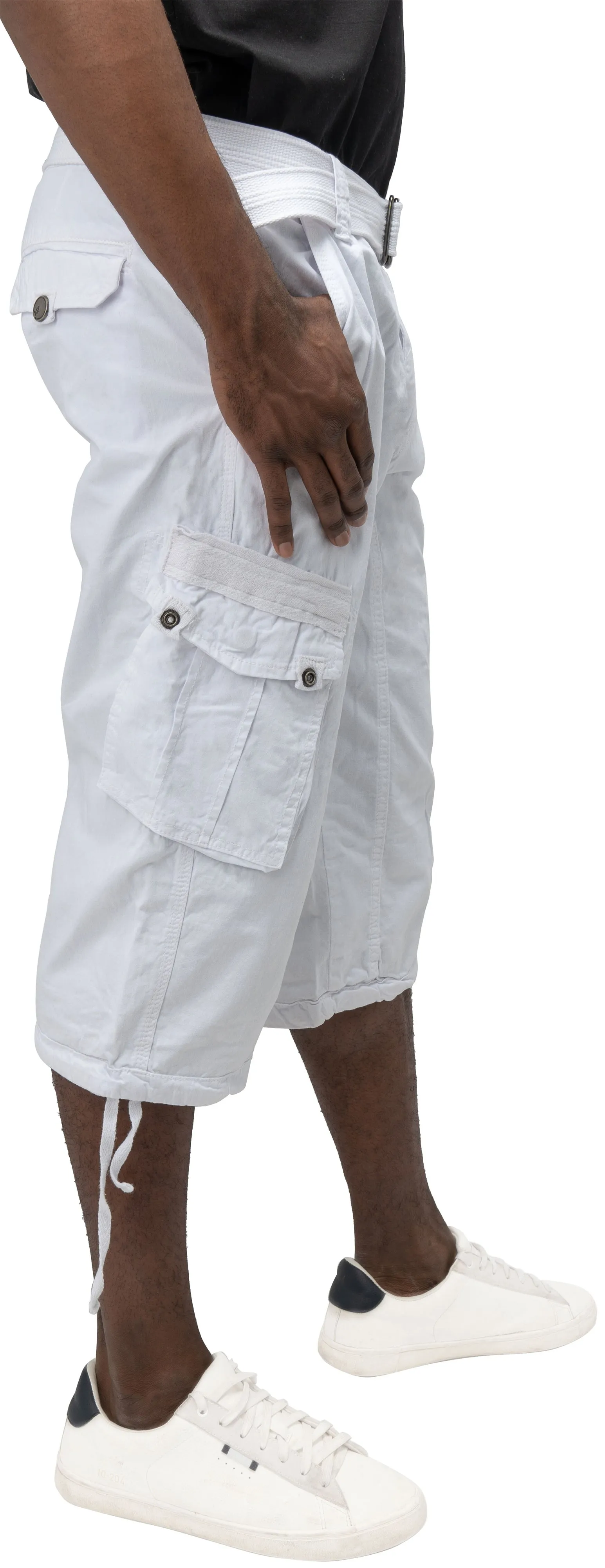 X RAY Men's 18" Long Cotton Cargo Shorts