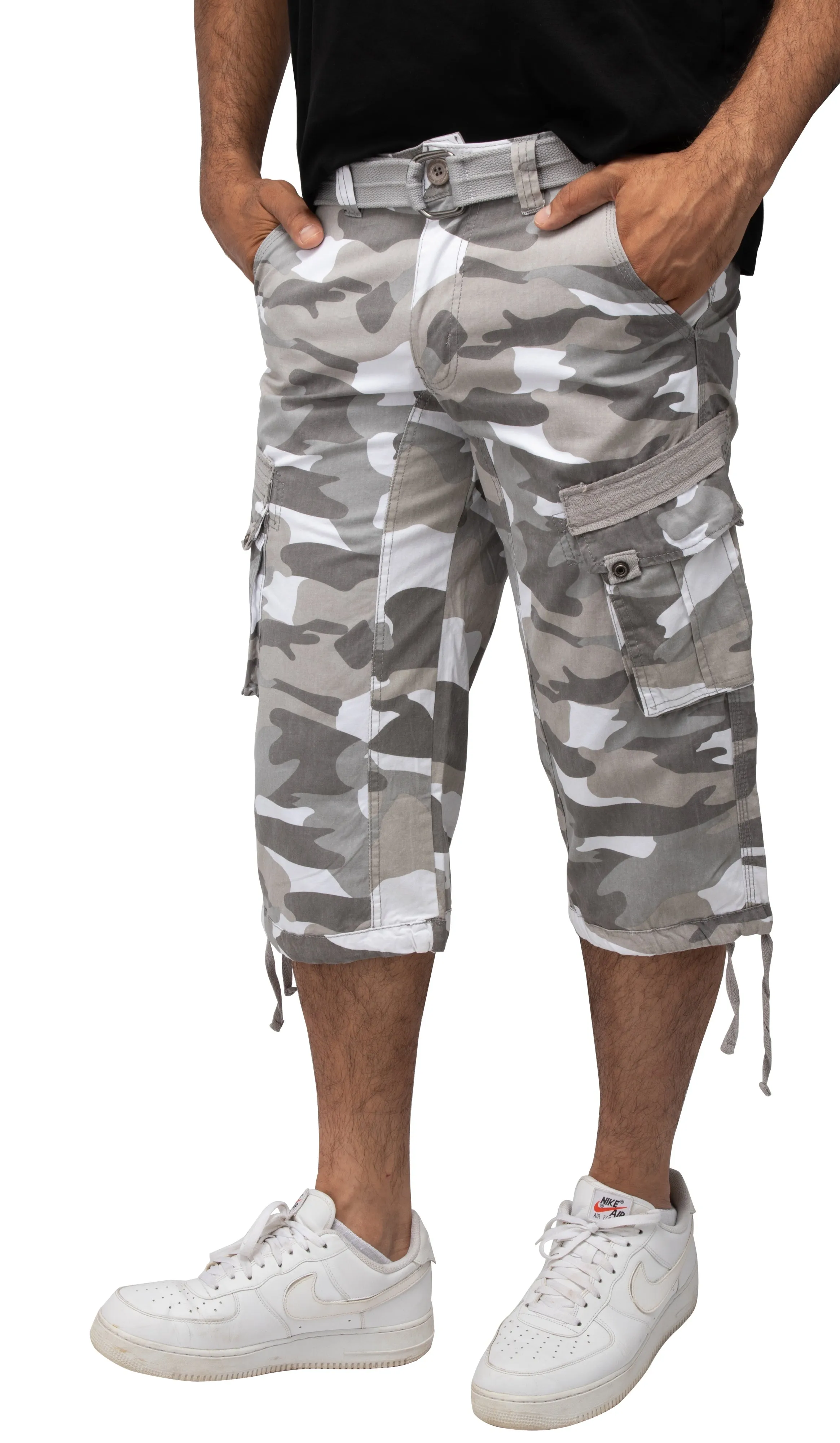 X RAY Men's 18" Long Cotton Cargo Shorts