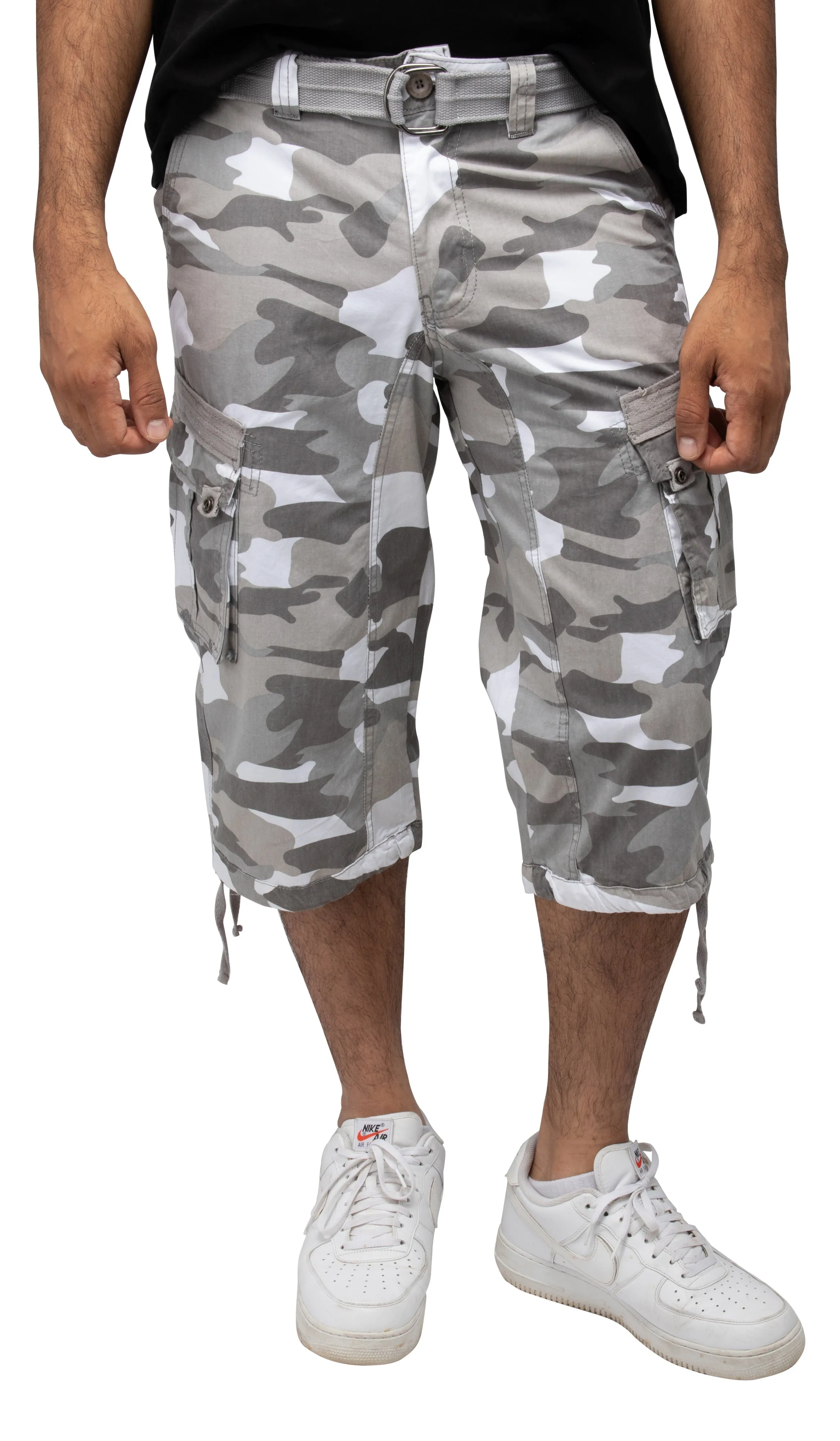 X RAY Men's 18" Long Cotton Cargo Shorts